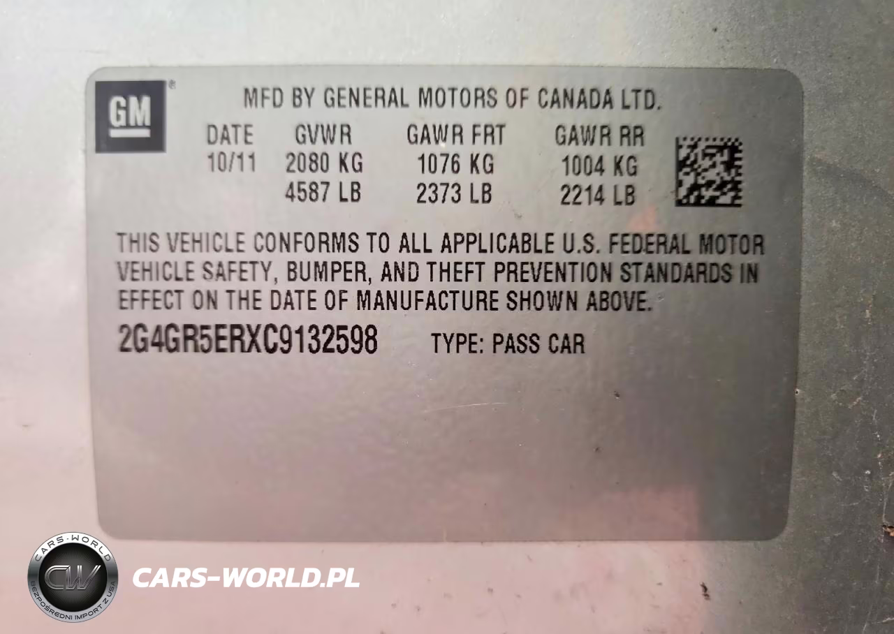 2012 Buick Regal VIN:2G4GR5ERXC9132598 - 12