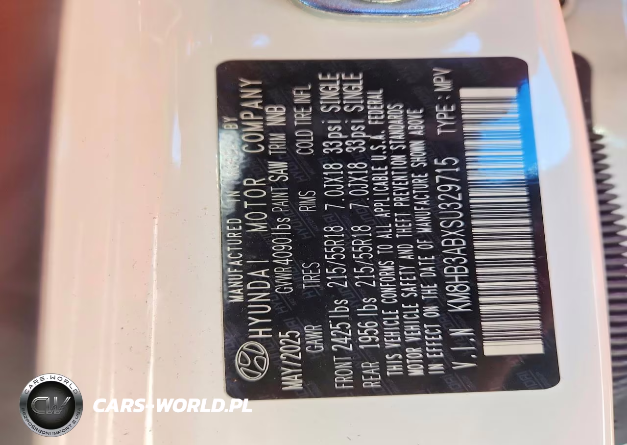 2025 Hyundai Kona Sel VIN:KM8HB3ABXSU329715 - 13