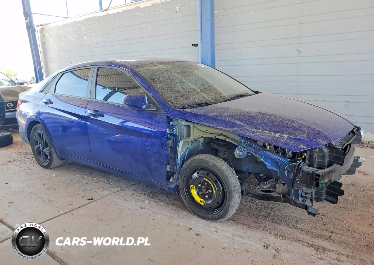 2023 Hyundai Elantra Blue VIN:KMHLM4AJ1PU088653 - 4