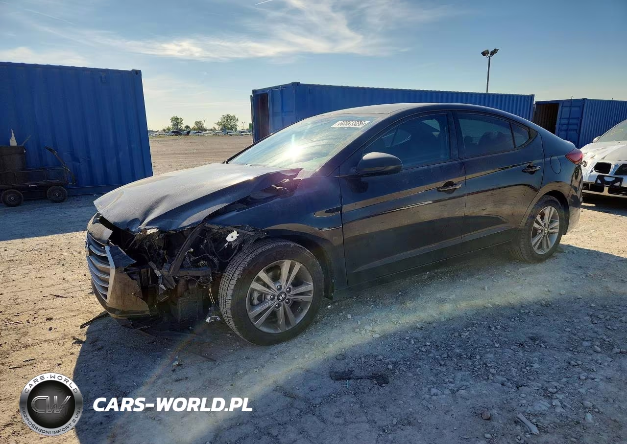 2018 Hyundai Elantra Sel VIN:KMHD84LFXJU588982 - 1