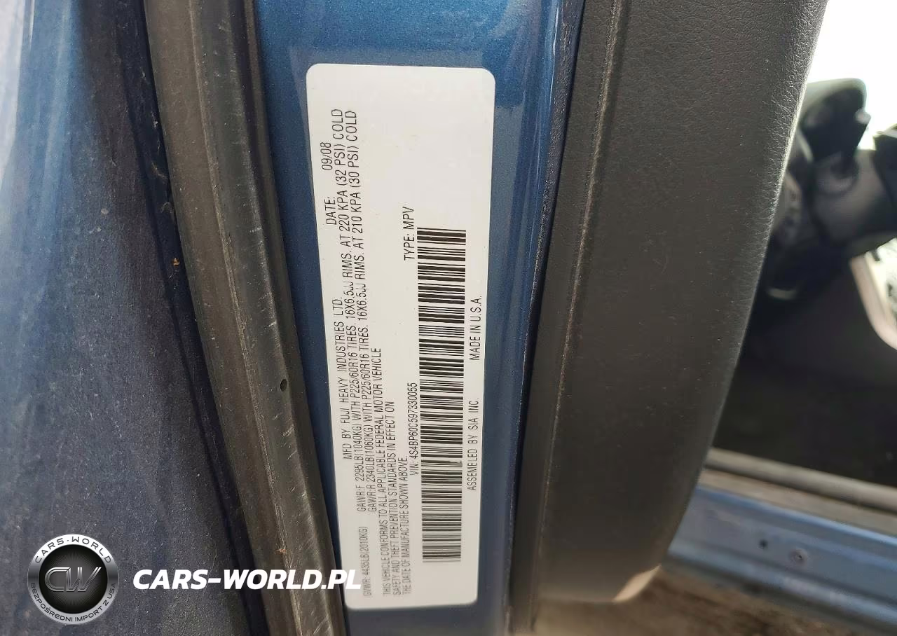 2009 Subaru Outback VIN:4S4BP60C597330055 - 13