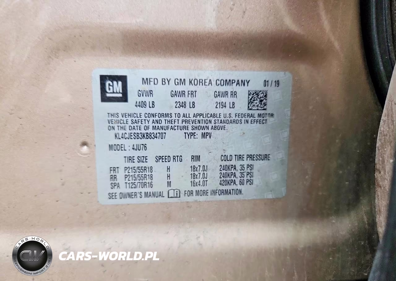 2019 Buick Encore Preferred VIN:KL4CJESB3KB834707 - 13