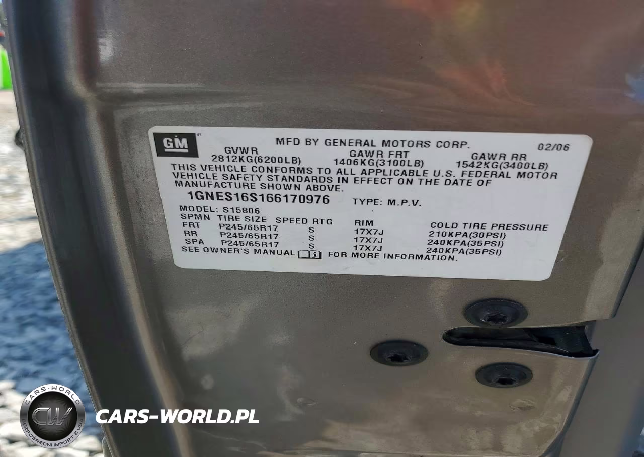 2006 Chevrolet Trailblazer Ext Ls VIN:1GNES16S166170976 - 13