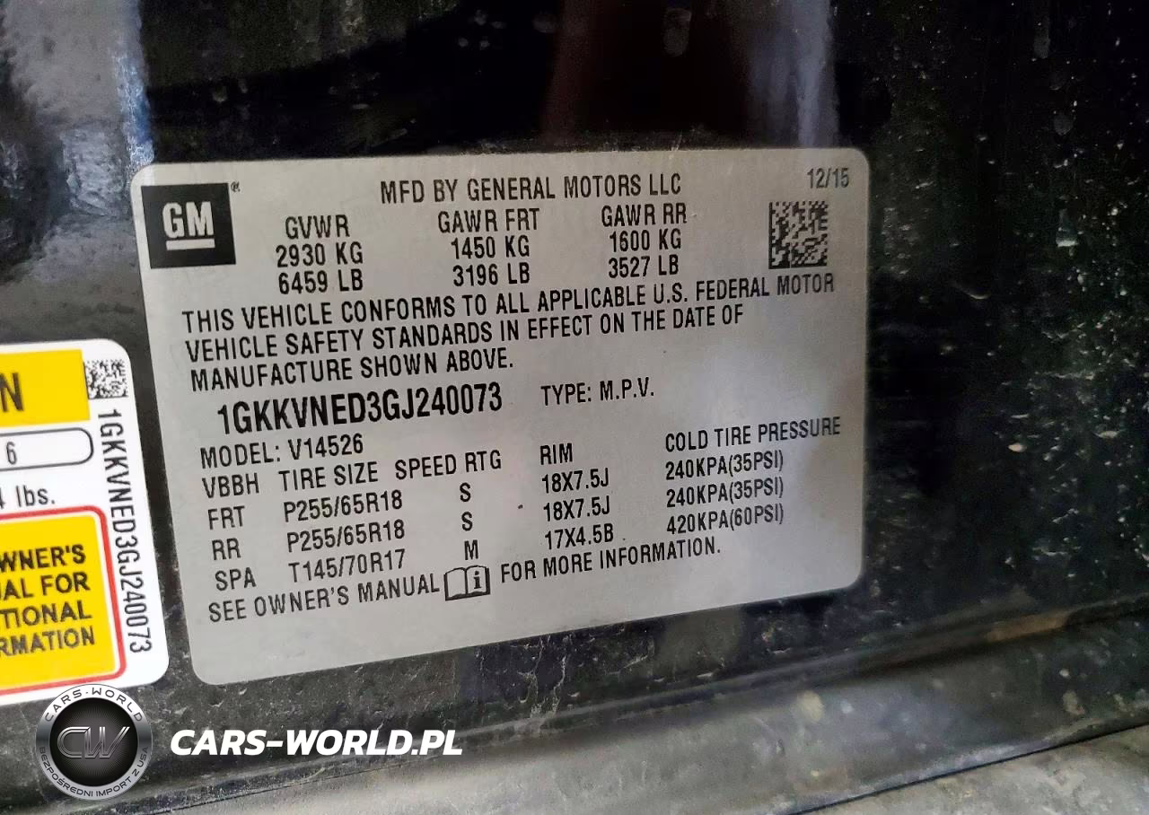 2016 GMC Acadia Sle VIN:1GKKVNED3GJ240073 - 13