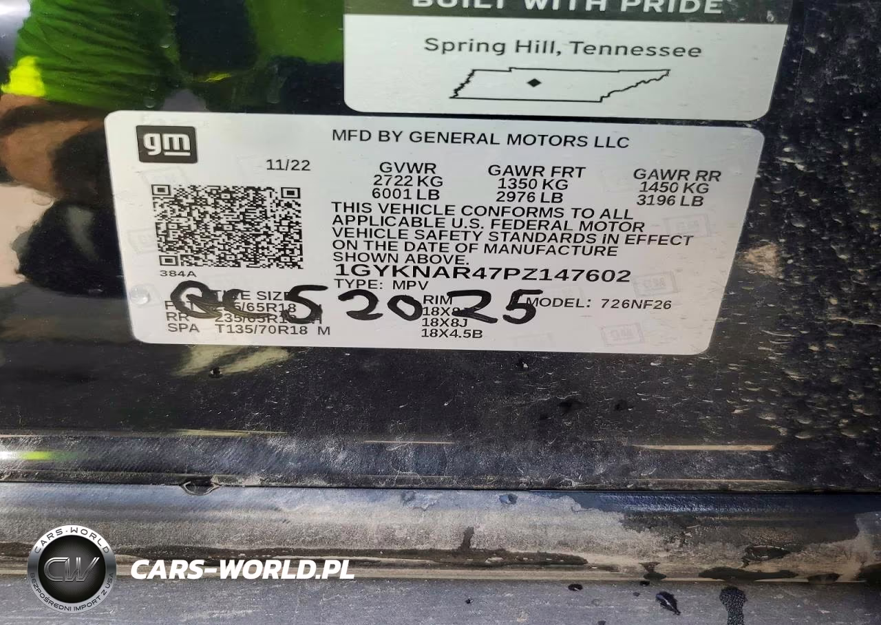 2023 Cadillac Xt5 Luxury VIN:1GYKNAR47PZ147602 - 13