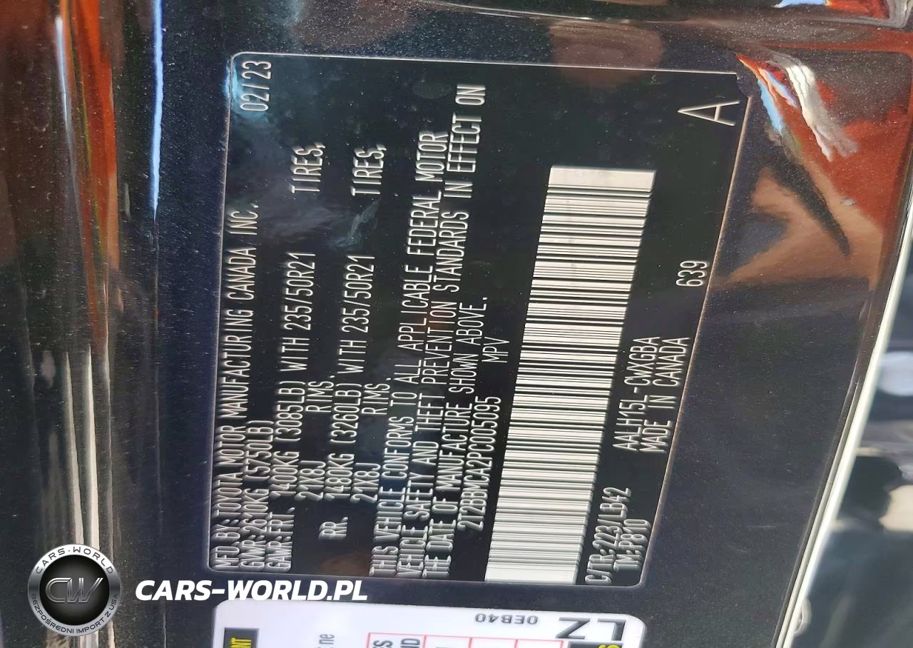 2023 Lexus Rx 350H Premium+ VIN:2T2BBMCA2PC005095 - 13