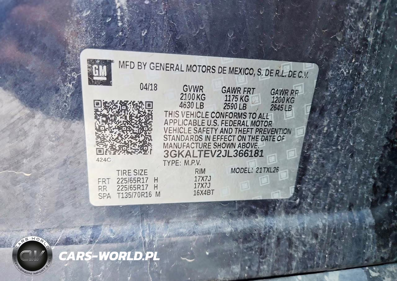 2018 GMC Terrain Sle VIN:3GKALTEV2JL366181 - 13