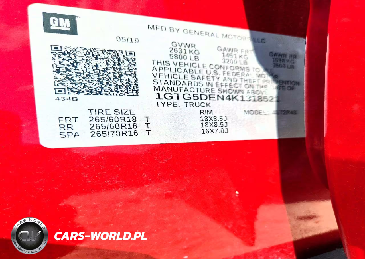 2019 GMC Canyon Slt VIN:1GTG5DEN4K1318521 - 12