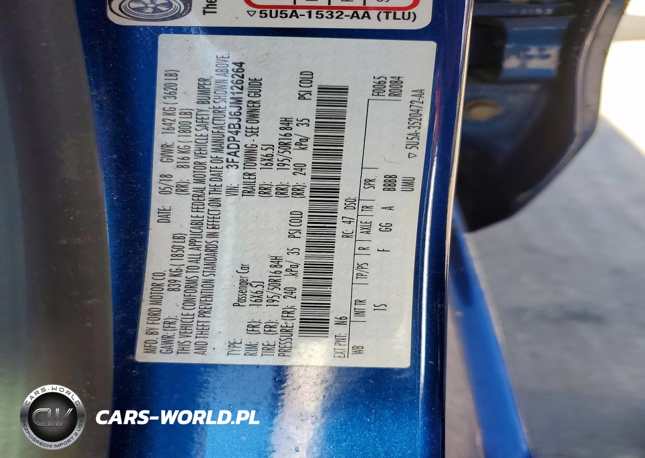 2018 Ford Fiesta Se VIN:3FADP4BJ6JM126264 - 12