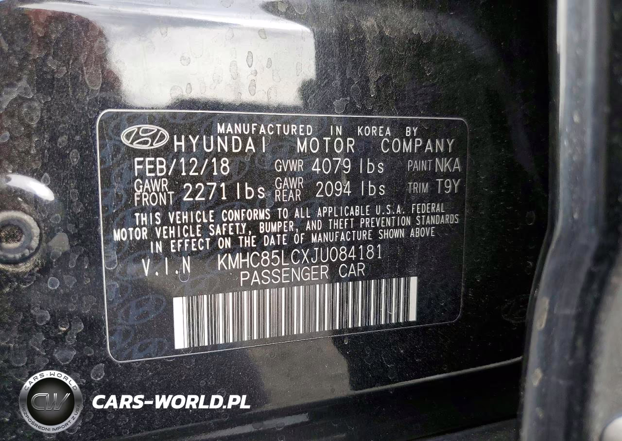 2018 Hyundai Ioniq Limited VIN:KMHC85LCXJU084181 - 13