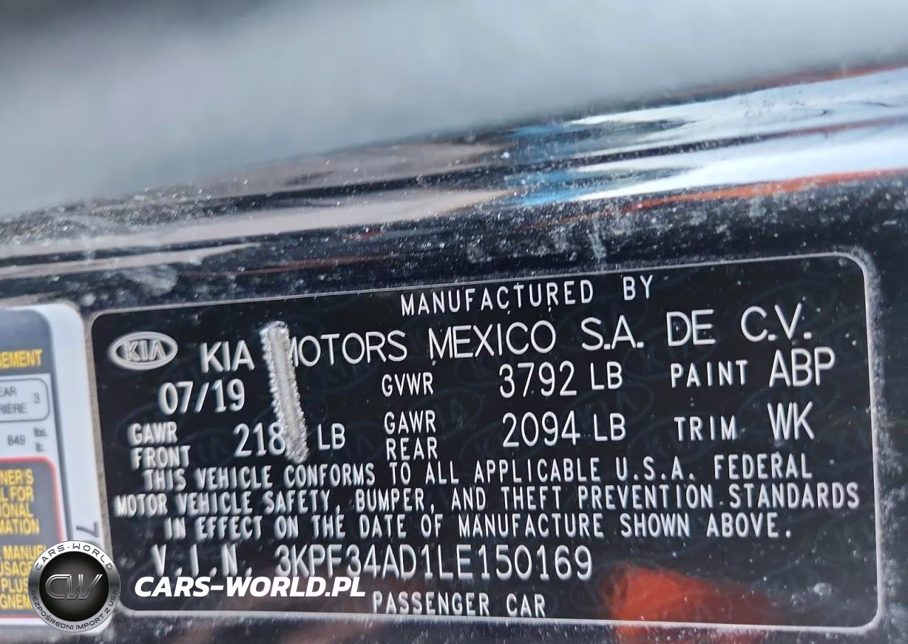 2020 Kia Forte Gt Line VIN:3KPF34AD1LE150169 - 13