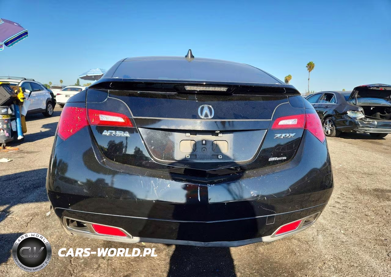 2010 Acura Zdx Advance VIN:2HNYB1H61AH500672 - 6