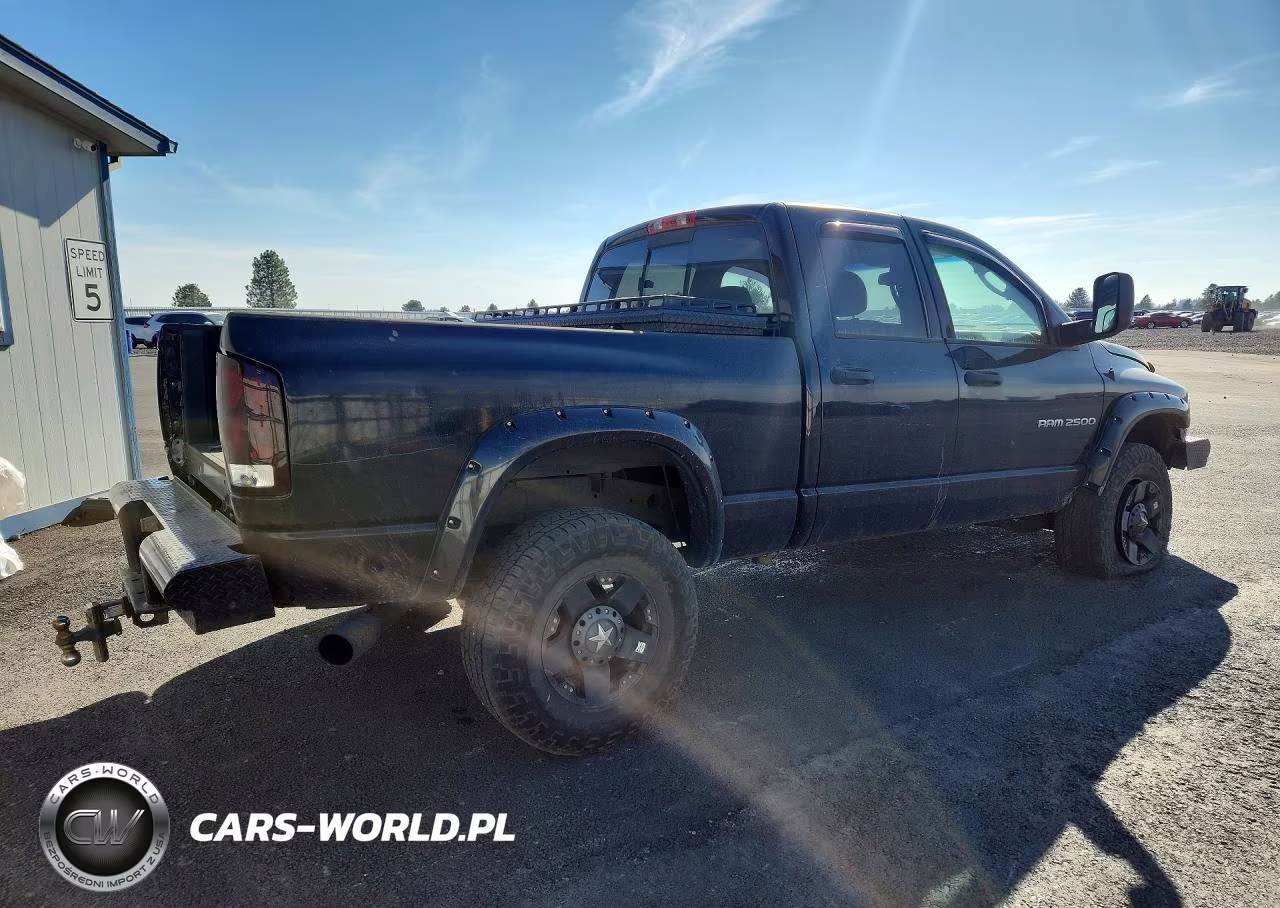 2003 Dodge Ram 2500 St VIN:3D7KU28CX3G834354 - 3
