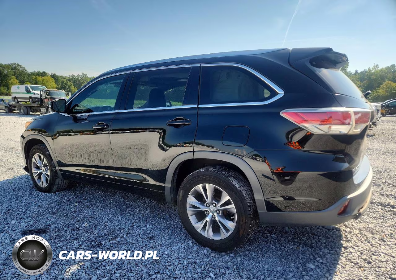 2014 Toyota Highlander Xle VIN:5TDKKRFH7ES009867 - 2