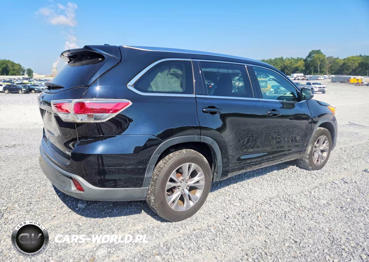 2014 Toyota Highlander Xle VIN:5TDKKRFH7ES009867 - 3