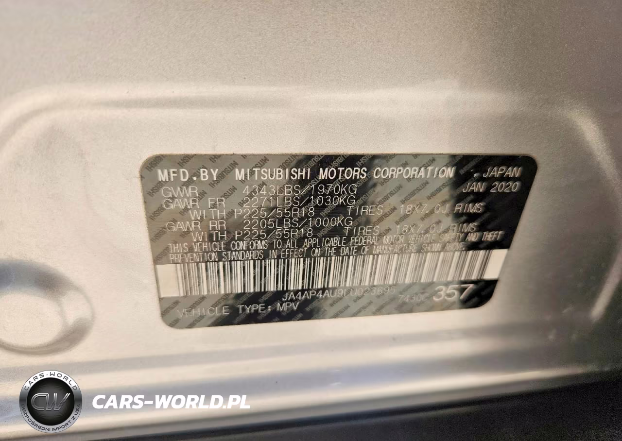 2020 Mitsubishi Outlander Sport Se VIN:JA4AP4AU9LU023695 - 12