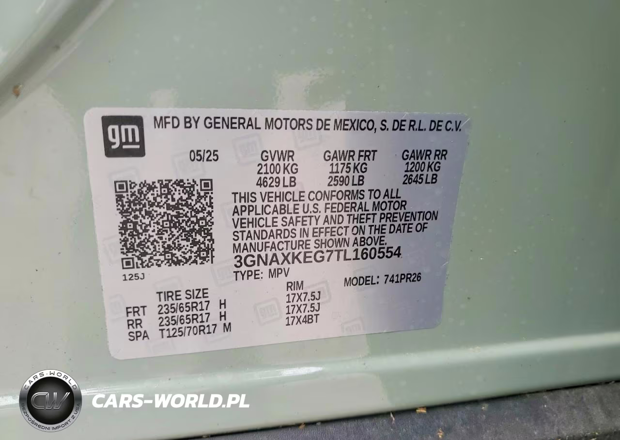 2026 Chevrolet Equinox Activ VIN:3GNAXKEG7TL160554 - 13