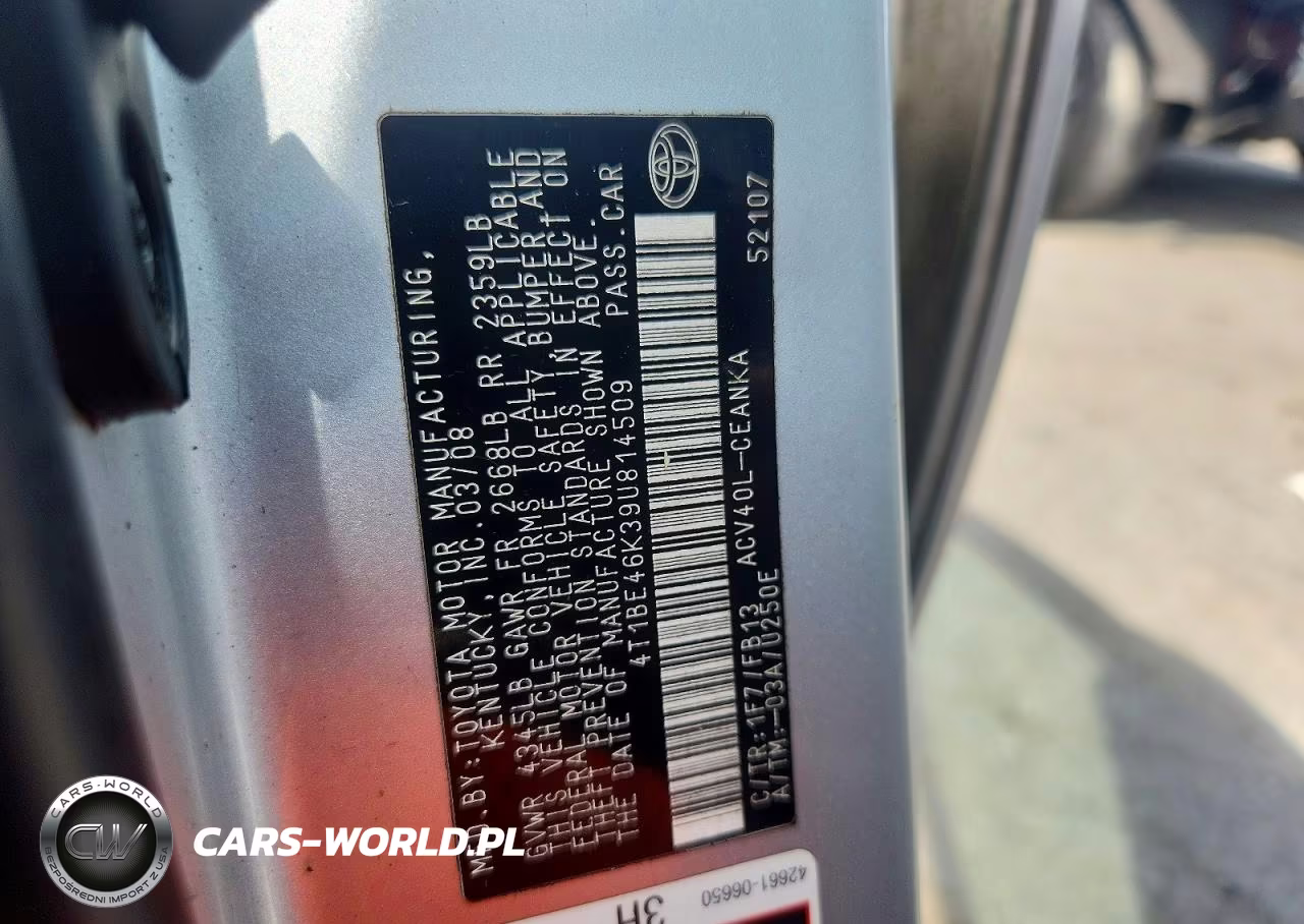 2009 Toyota Camry Le VIN:4T1BE46K39U814509 - 13