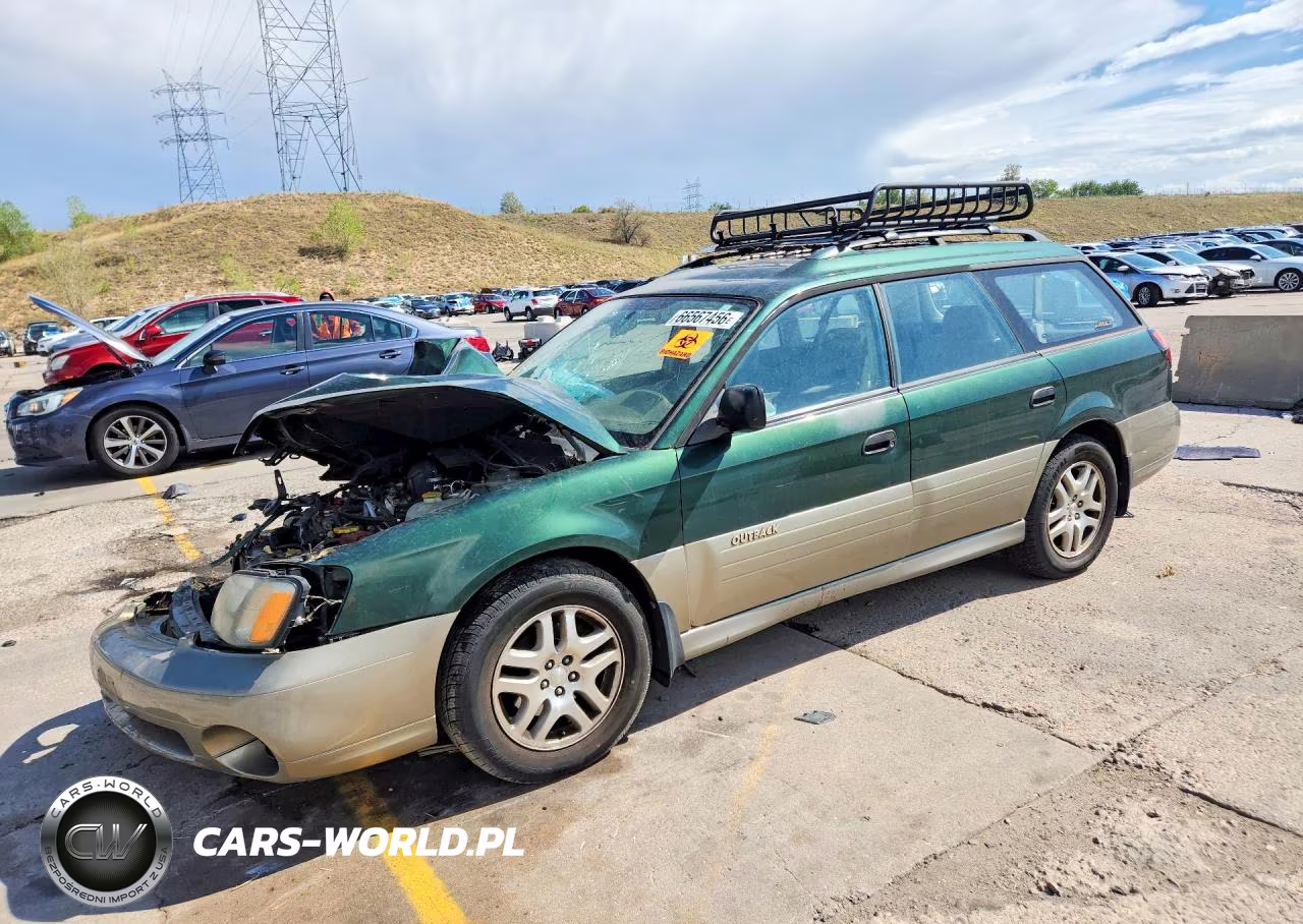 2002 Subaru Legacy Outback VIN:4S3BH665927652150 - 1