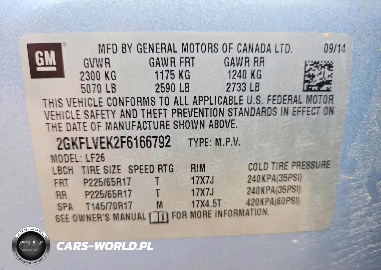 2015 GMC Terrain Sle VIN:2GKFLVEK2F6166792 - 13