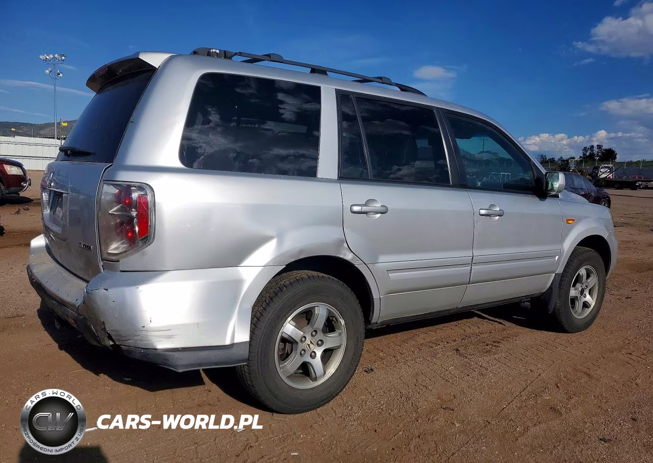 2007 Honda Pilot Exl VIN:5FNYF18597B028320 - 3