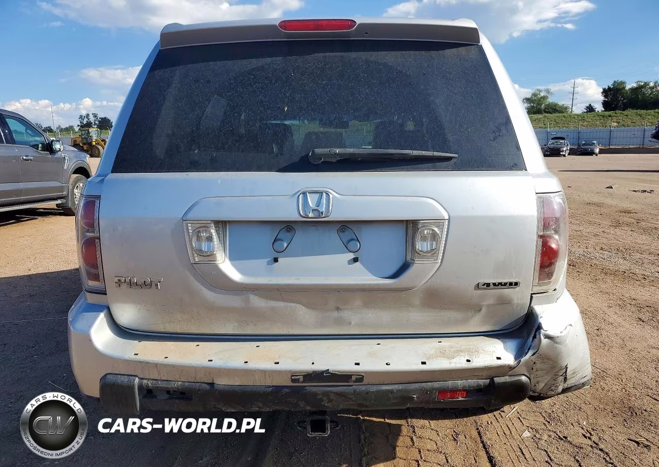 2007 Honda Pilot Exl VIN:5FNYF18597B028320 - 6