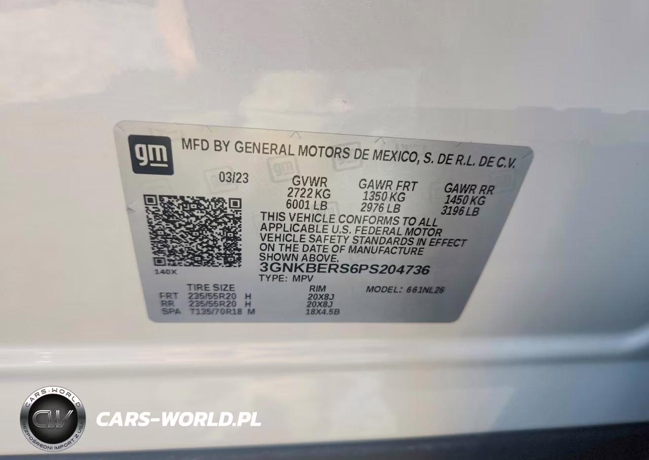 2023 Chevrolet Blazer Rs VIN:3GNKBERS6PS204736 - 14