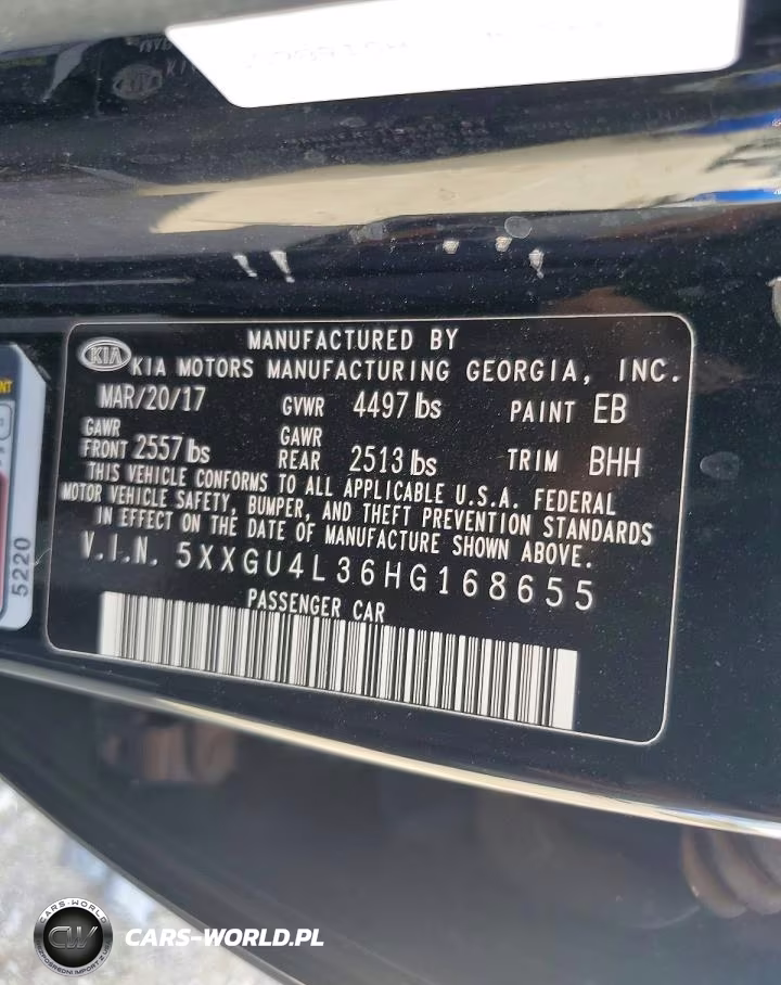2017 Kia Optima Ex VIN:5XXGU4L36HG168655 - 12
