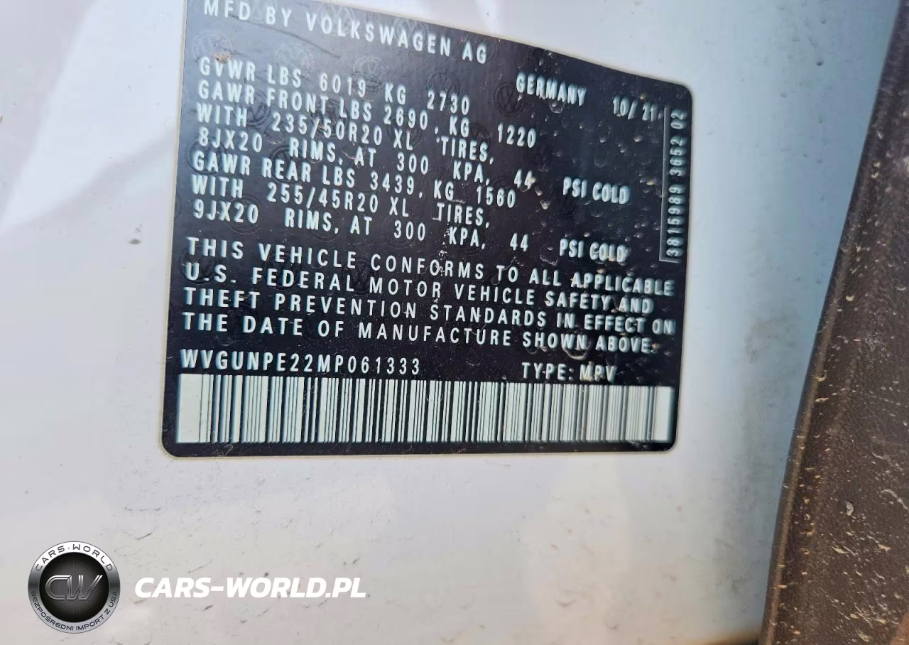 2021 Volkswagen Id.4 Pro S VIN:WVGUNPE22MP061333 - 12