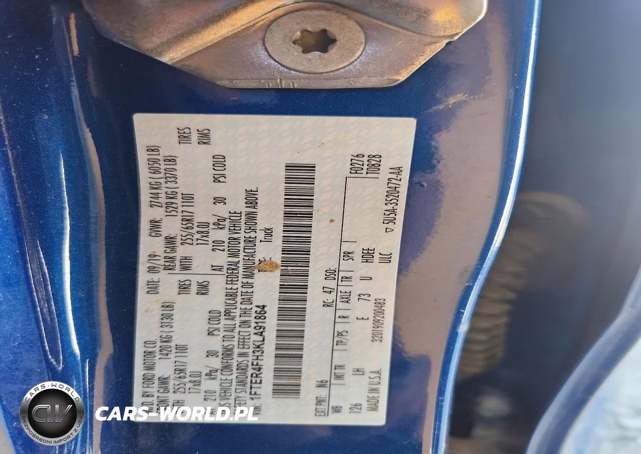 2019 Ford Ranger Xl VIN:1FTER4FH3KLA91864 - 12