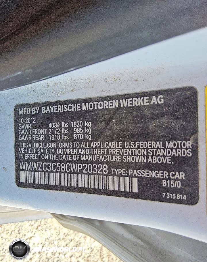 2012 Mini Cooper S Countryman VIN:WMWZC3C58CWP20328 - 12