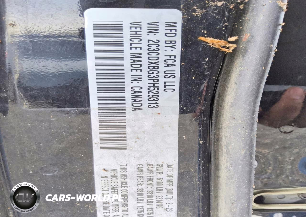 2023 Dodge Charger Sxt VIN:2C3CDXBG3PH529313 - 12