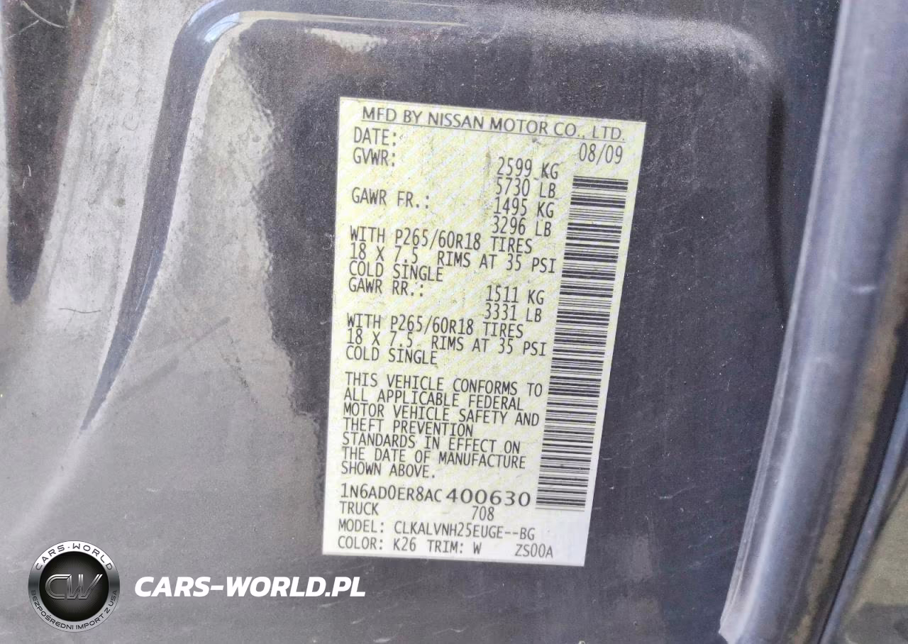 2010 Nissan Frontier Se V6 VIN:1N6AD0ER8AC400630 - 12