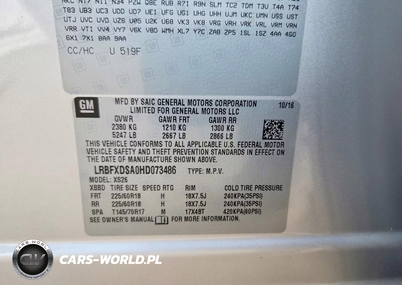 2017 Buick Envision Essence VIN:LRBFXDSA0HD073486 - 12