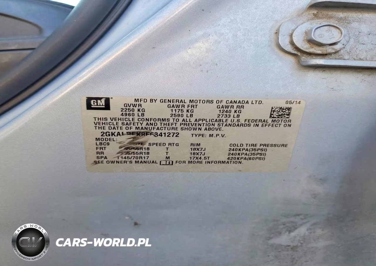 2014 GMC Terrain Sle VIN:2GKALREK8E6341272 - 13