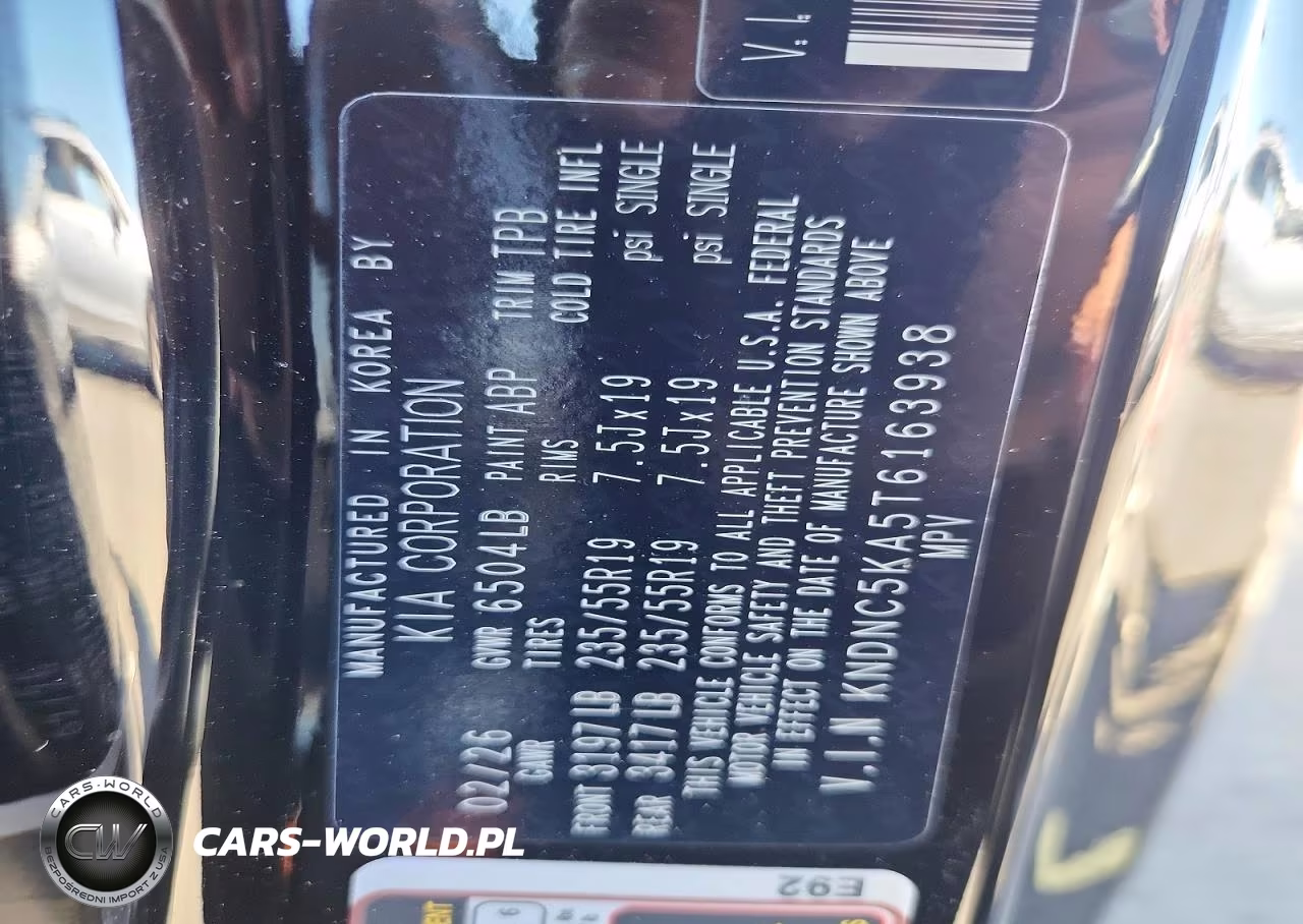 2026 Kia Carnival Ex VIN:KNDNC5KA5T6163938 - 14