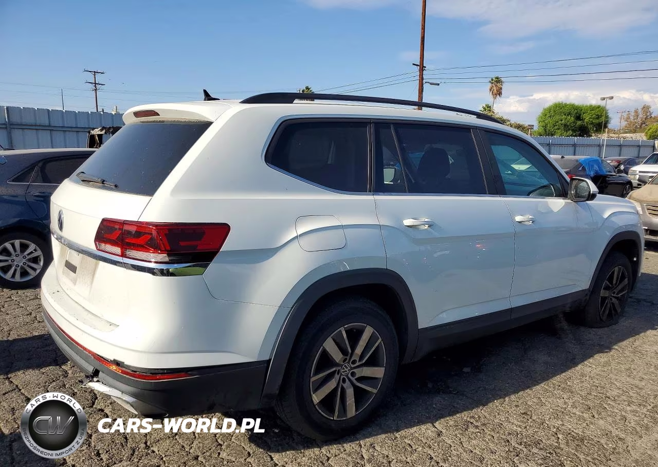 2021 Volkswagen Atlas Se VIN:1V2DP2CA8MC559229 - 3