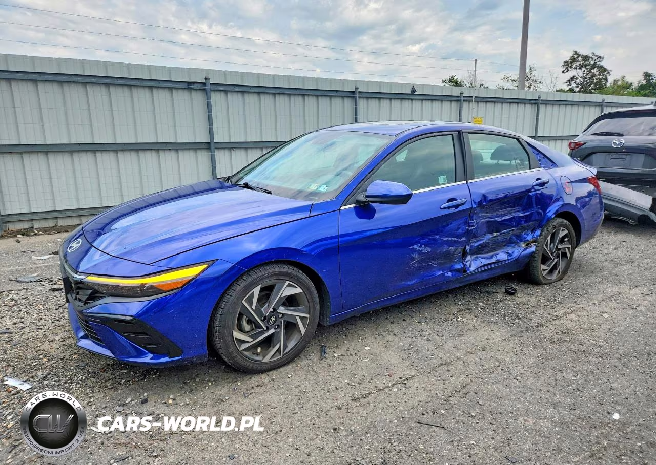 2024 Hyundai Elantra Sel VIN:KMHLS4DG7RU752348 - 1