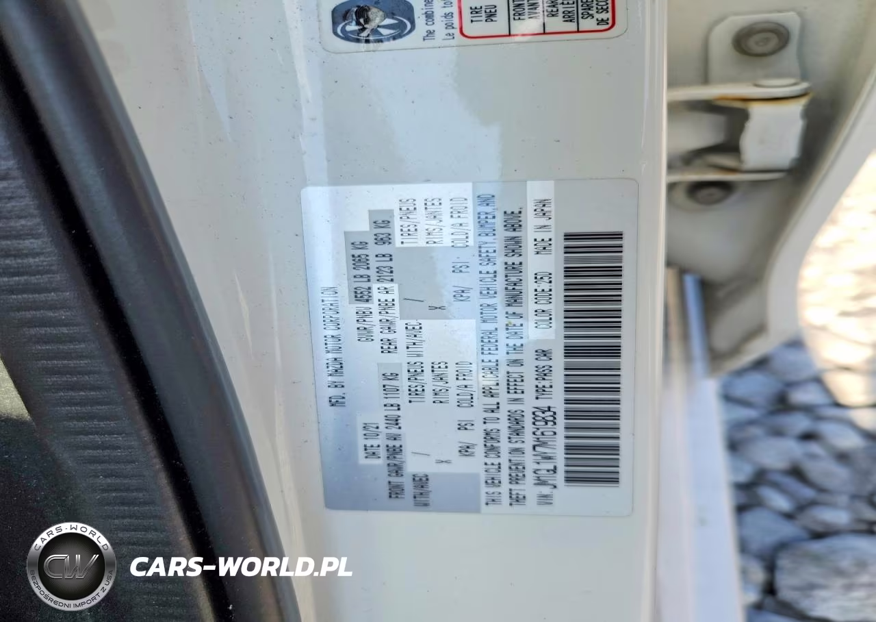 2021 Mazda 6 Grand Touring Reserve VIN:JM1GL1WY7M1619834 - 12
