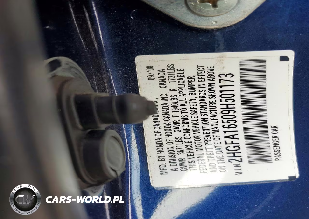 2009 Honda Civic Lx VIN:2HGFA16509H501173 - 12