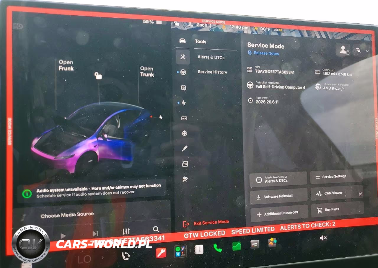 2026 Tesla Model Y VIN:7SAYGDEE7TA663341 - 9