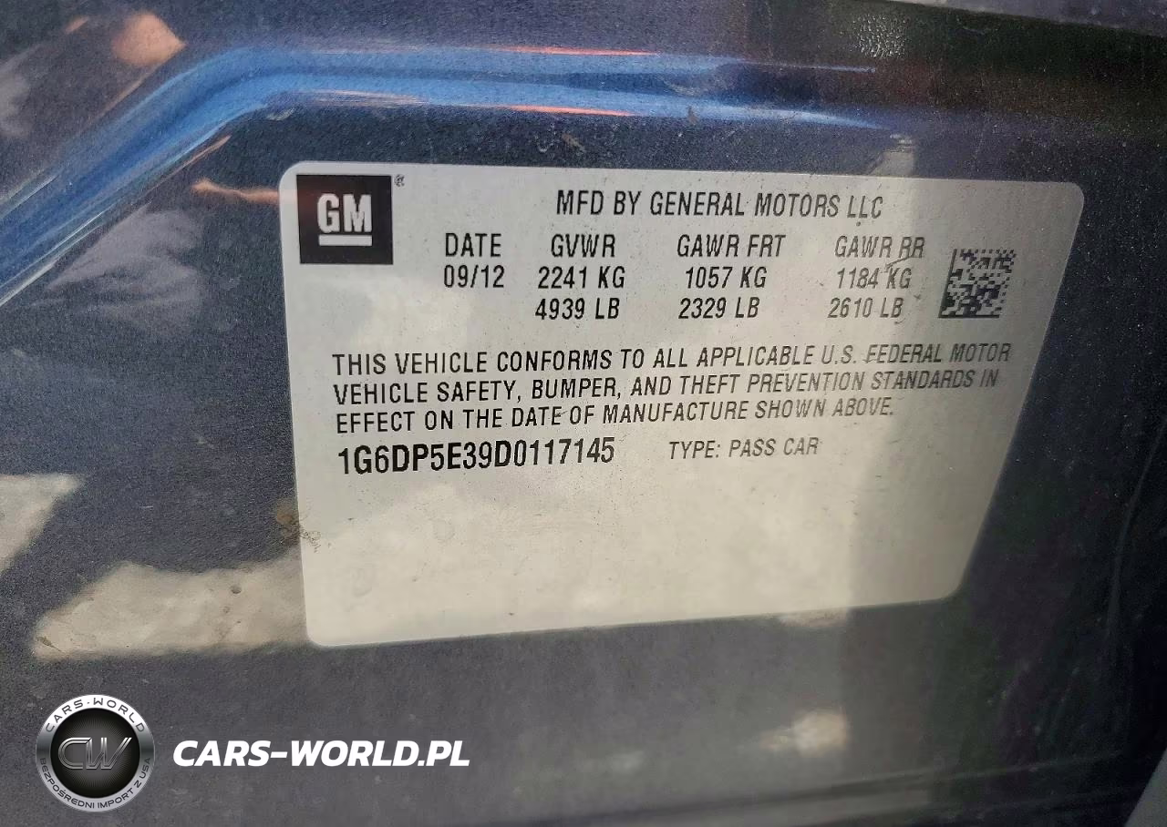 2013 Cadillac Cts Premium Collection VIN:1G6DP5E39D0117145 - 13