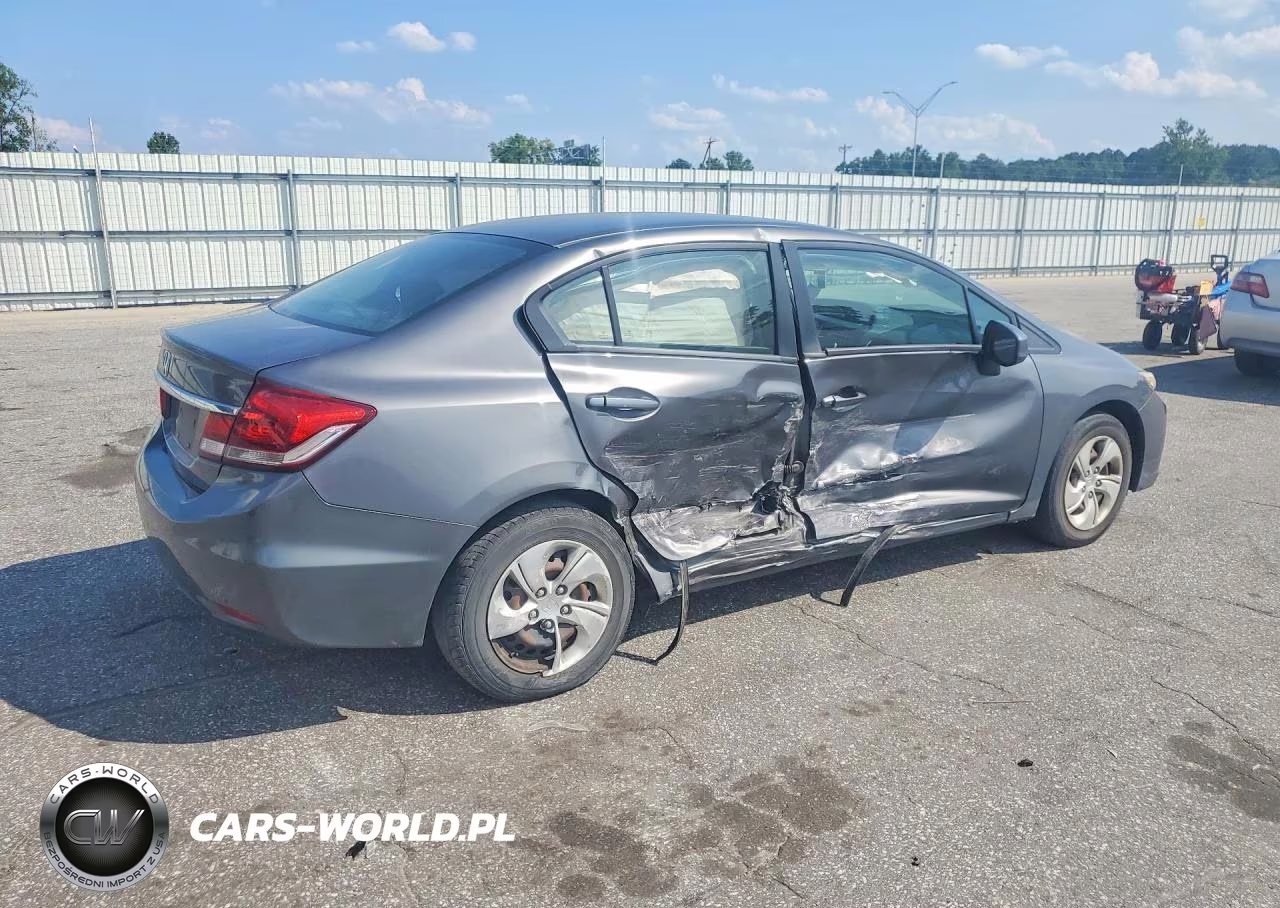 2013 Honda Civic Lx VIN:2HGFB2F53DH599823 - 3