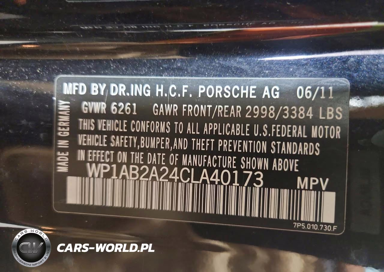 2012 Porsche Cayenne S VIN:WP1AB2A24CLA40173 - 13