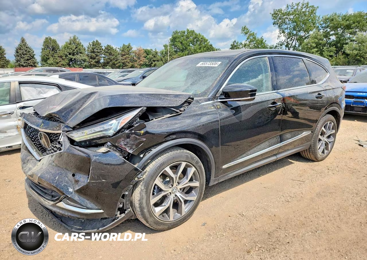 2022 Acura Mdx Technology VIN:5J8YE1H46NL012940 - 1