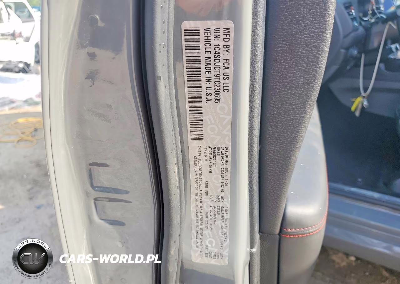 2026 Dodge Durango R-T VIN:1C4SDJCT9TC230695 - 14