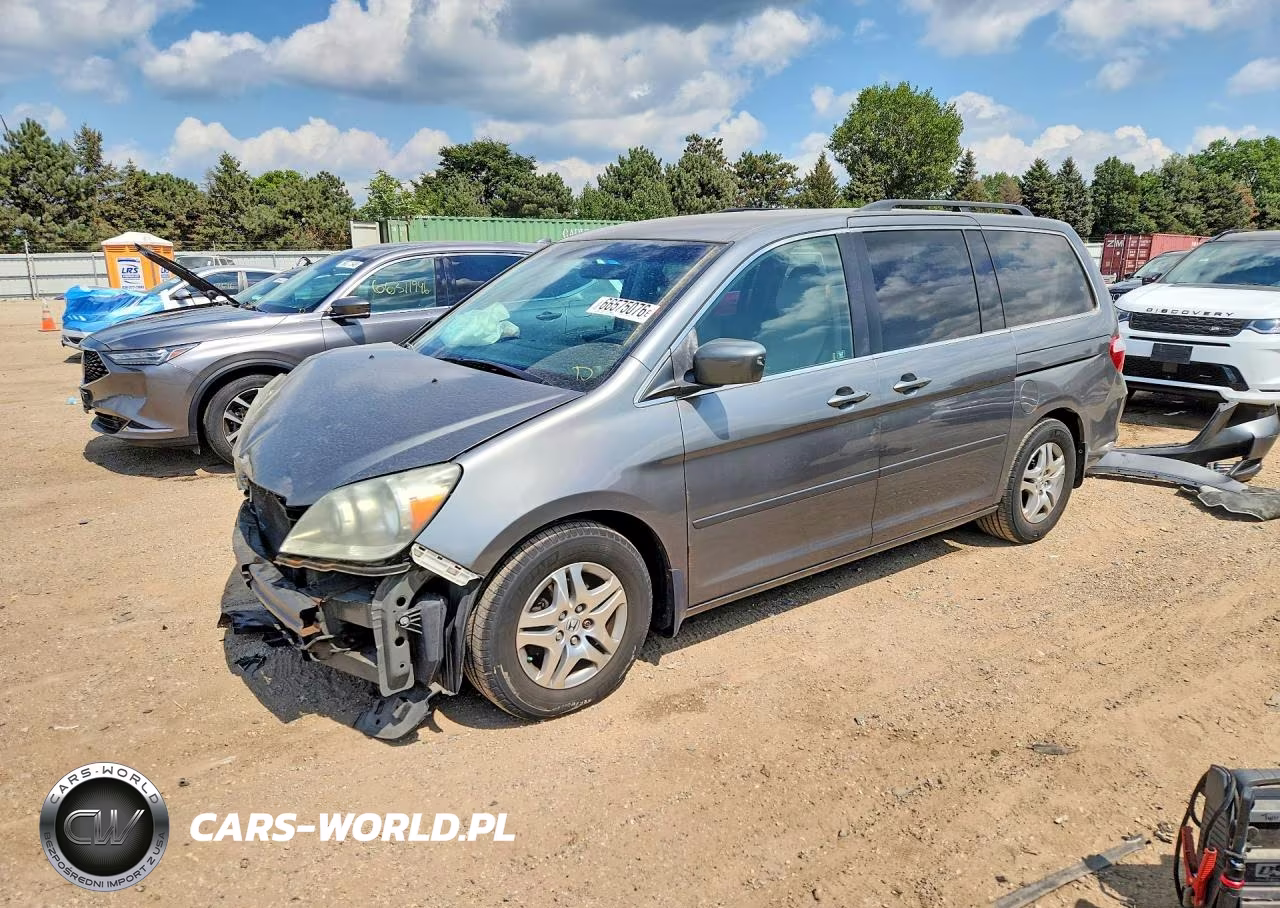 2007 Honda Odyssey Ex VIN:5FNRL38437B415851 - 1