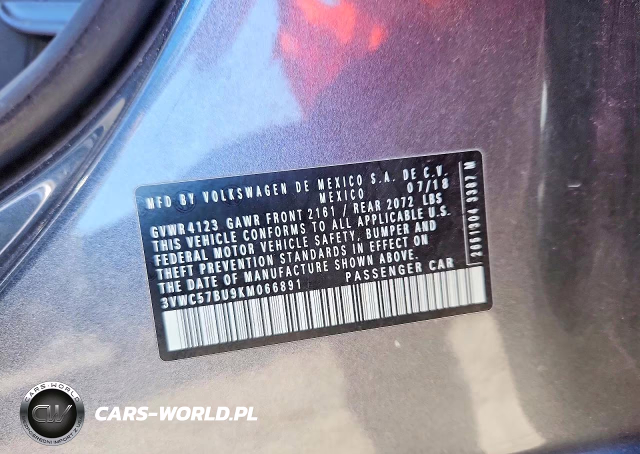 2019 Volkswagen Jetta S VIN:3VWC57BU9KM066891 - 13