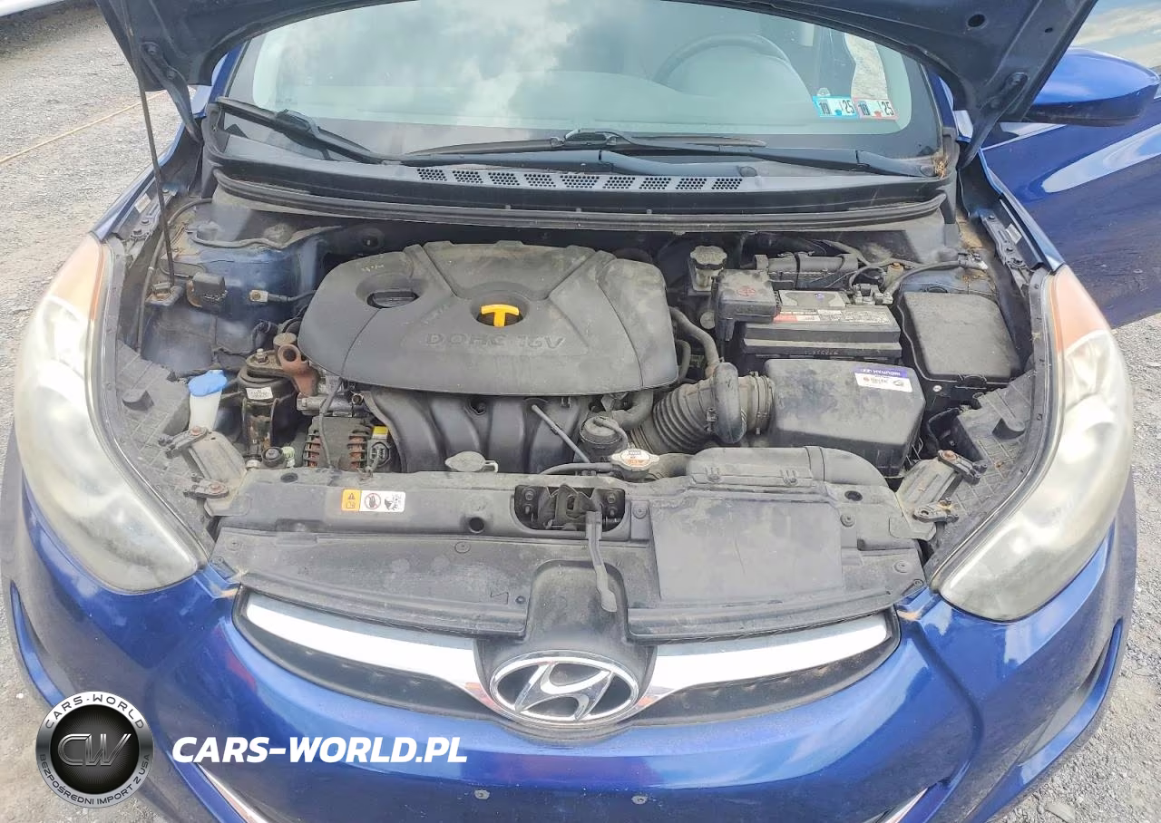 2013 Hyundai Elantra Gls VIN:KMHDH4AE6DU601452 - 11