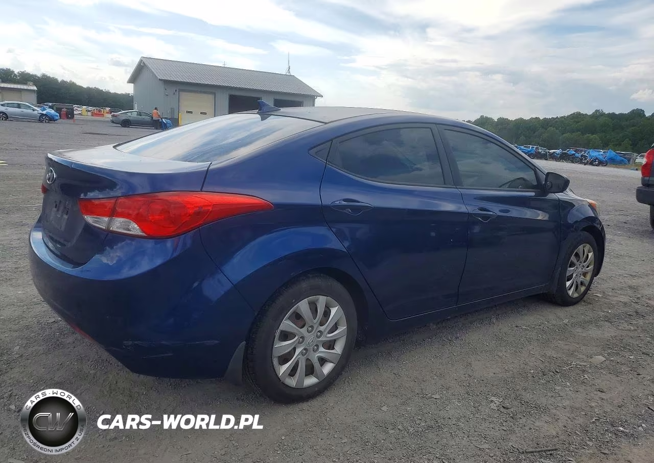 2013 Hyundai Elantra Gls VIN:KMHDH4AE6DU601452 - 3
